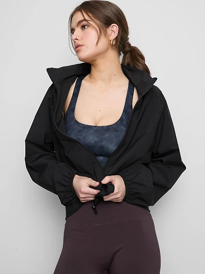 Packaway Zip-Up Rain Jacket
