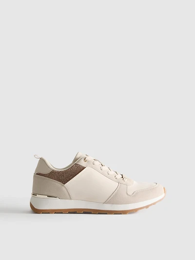 Diamanté Detail Low-Top Sneakers