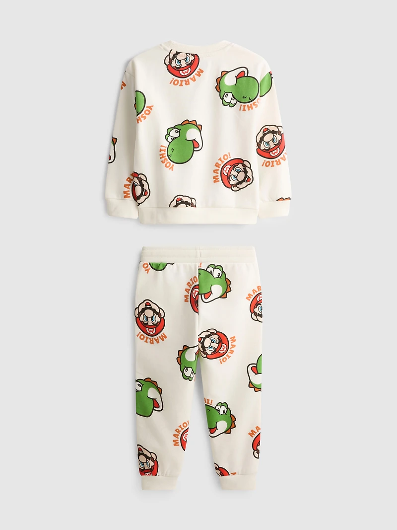 1.5-8yrs | Super Mario World Sweatshirt and Joggers Set