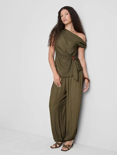 The Edit Draped Hardware Top