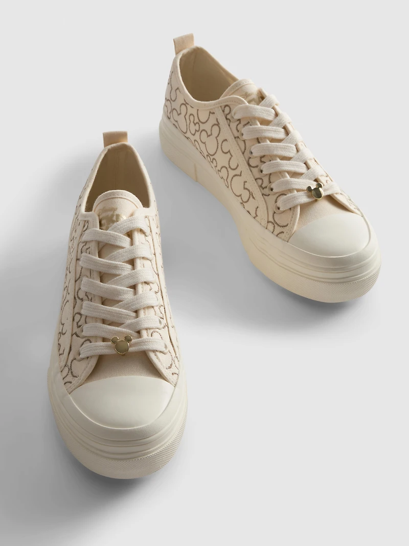 Disney's Mickey Mouse Canvas Platform Sneakers