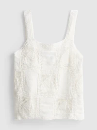 Cotton Rich Crochet Cami Top
