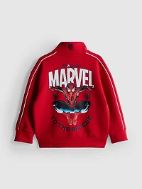 1.5-9yrs | MARVEL Spider-Man Zip-Up Funnel Neck Sweatshirt