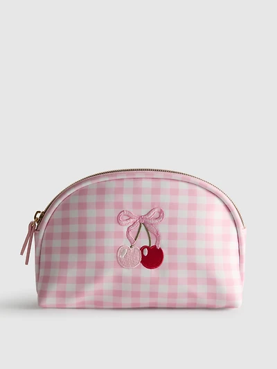 Gingham Mini Makeup Bag