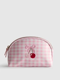 Gingham Mini Makeup Bag