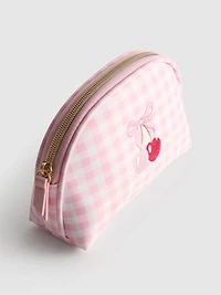 Gingham Mini Makeup Bag
