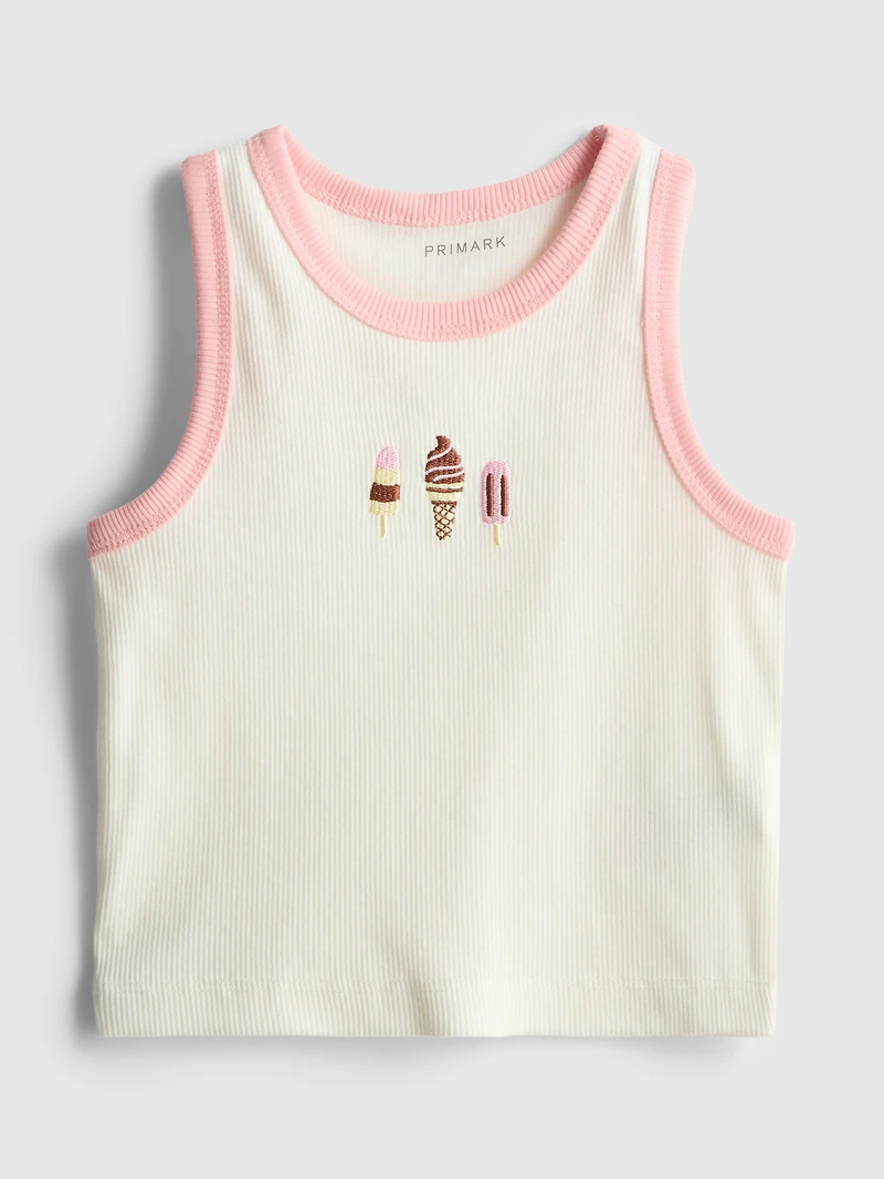 1.5-8yrs | Cotton Rich Ribbed Tank