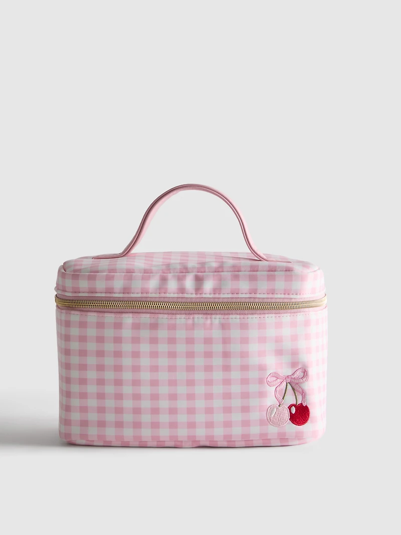 Gingham Vanity Case