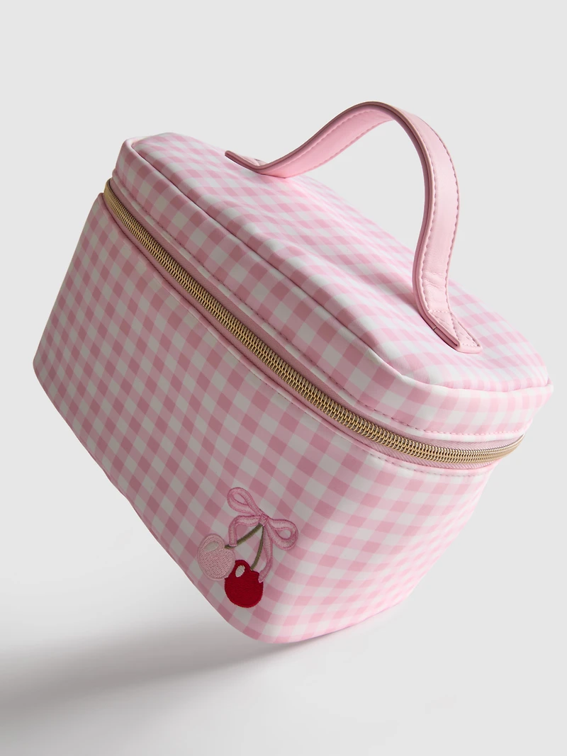 Gingham Vanity Case