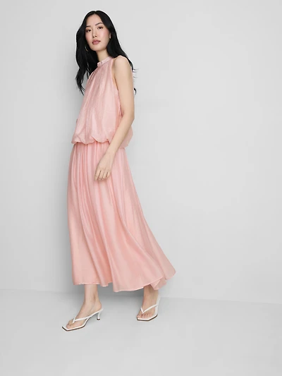The Edit A-Line Air Flow Midi Skirt