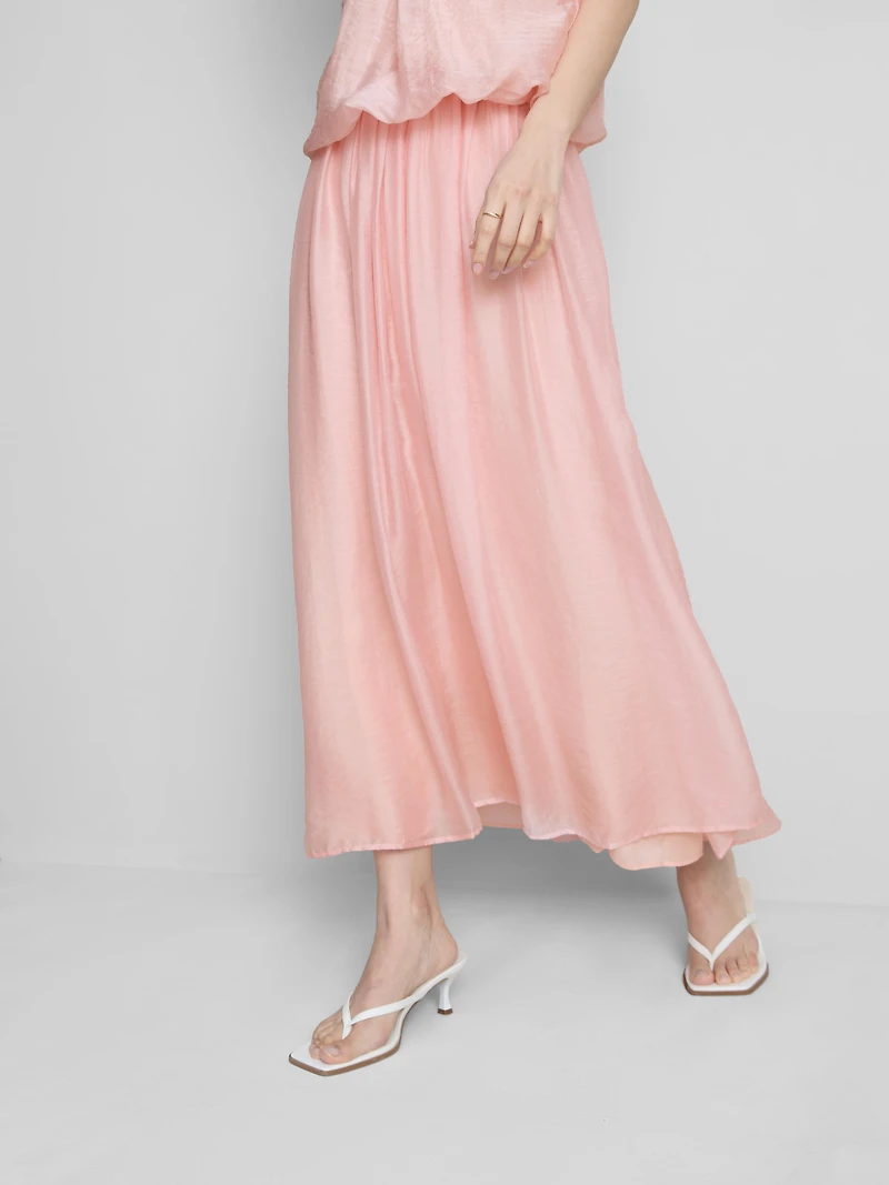 The Edit A-Line Air Flow Midi Skirt
