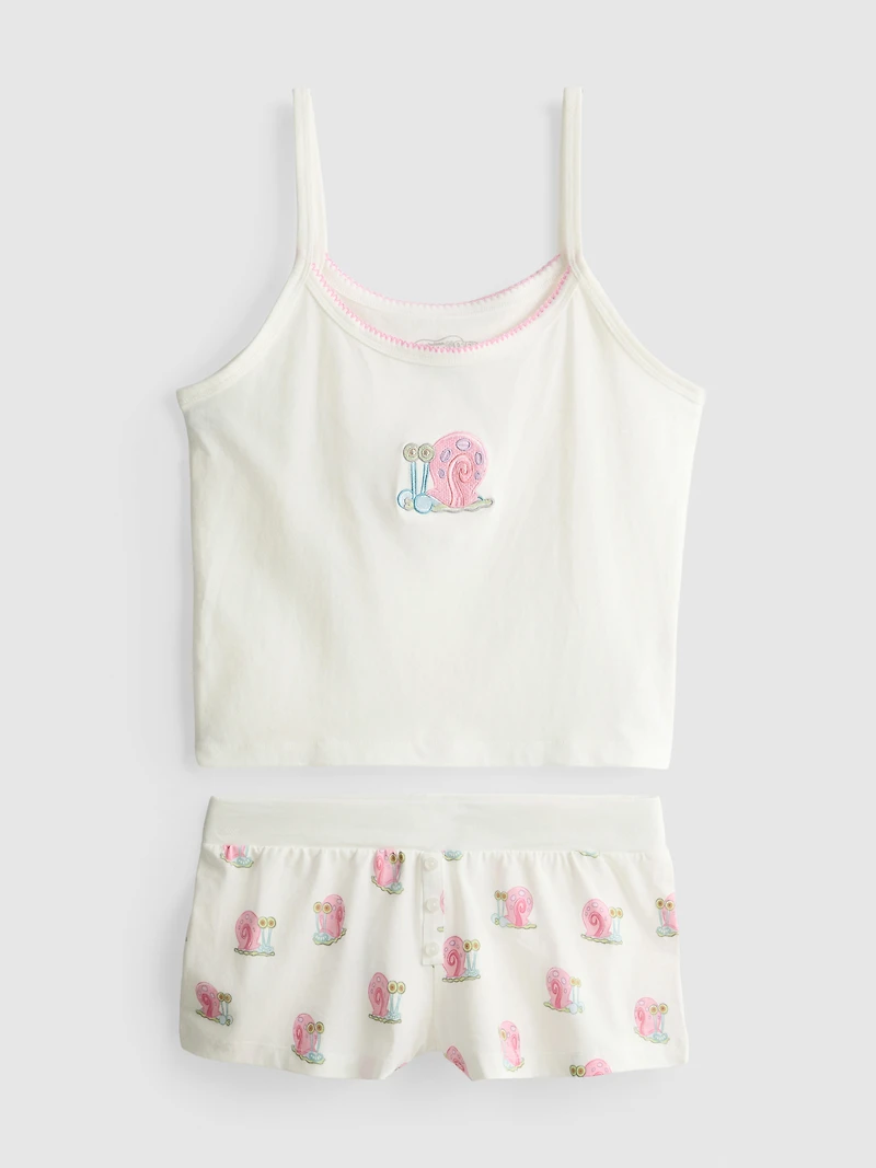 SpongeBob SquarePants Gary Tank Shorty Pajamas