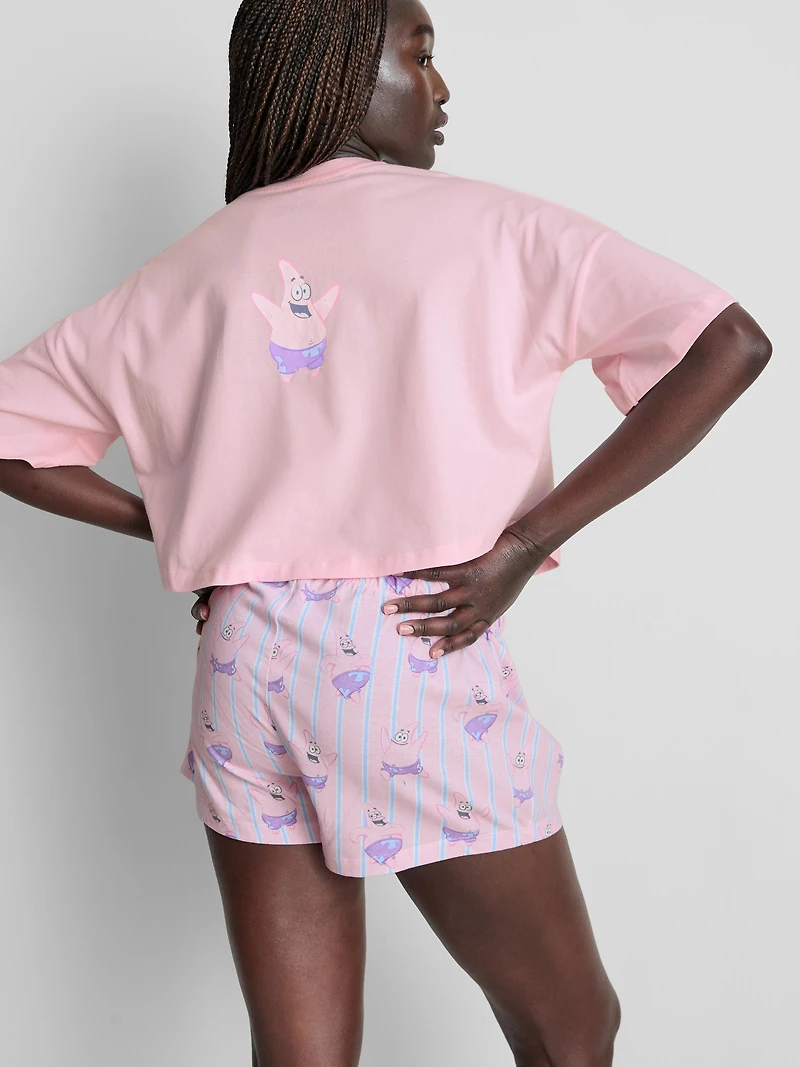 SpongeBob SquarePants Graphic Shorty Pajamas