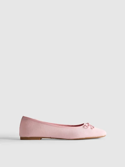 Bow-Front Ballet Pumps