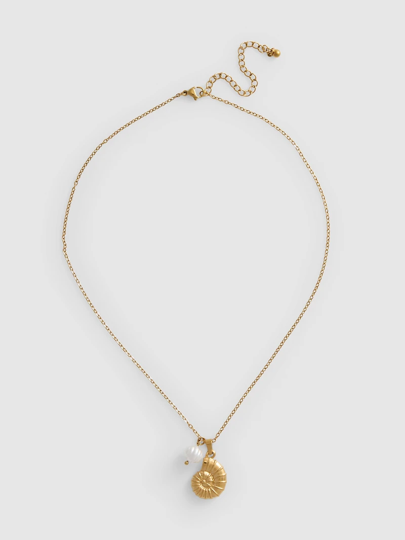 Waterproof Shell Charm Necklace
