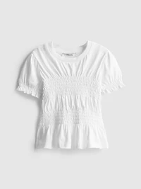 1.5-9yrs | Shirred Peplum Top