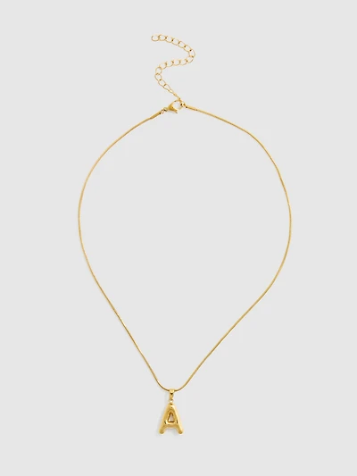 Waterproof Initial Necklace