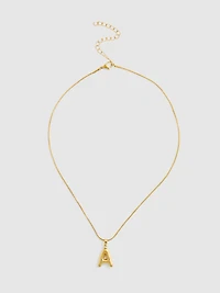 Waterproof Initial Necklace