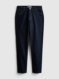 Mid-Rise Cotton Denim Straight-Leg Jeans