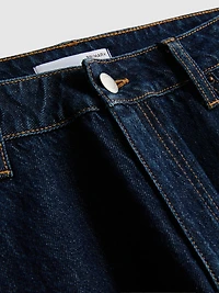 Mid-Rise Cotton Denim Straight-Leg Jeans