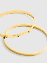 2pk Waterproof Slim Bangles