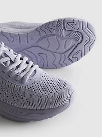 Knitted Lace-Up Sneakers