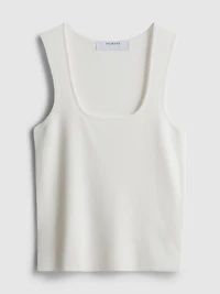 Knitted Square Neck Tank Top
