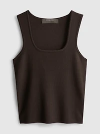 Knitted Square Neck Tank Top