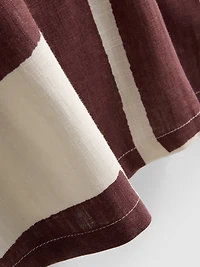 Printed Cap Sleeve Blouse