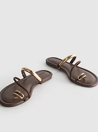 Paula Echevarría Toe Post Sandals