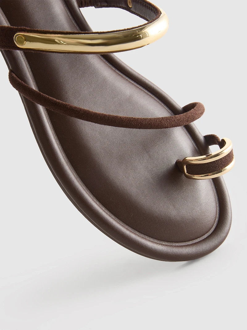 Paula Echevarría Toe Post Sandals
