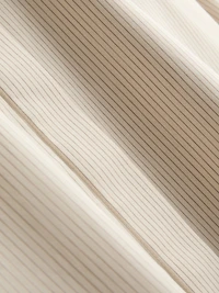 Cotton Poplin Striped Shirt