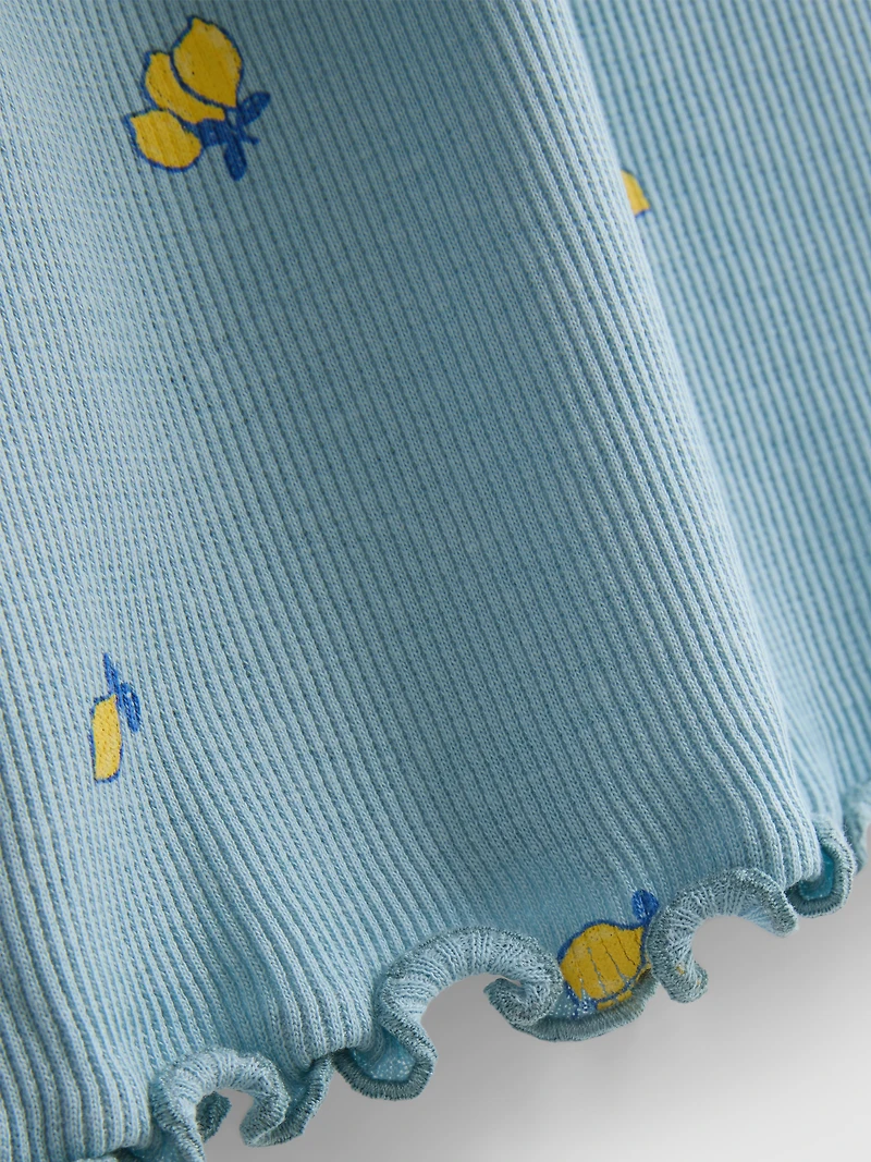 1.5-8yrs | Cotton-Rich Ribbed Printed T-Shirt