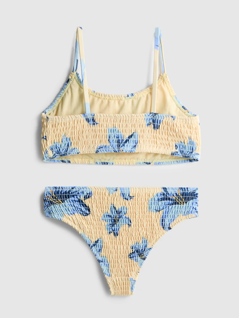 7-15yrs | Shirred Printed Bikini