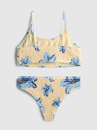 7-15yrs | Shirred Printed Bikini