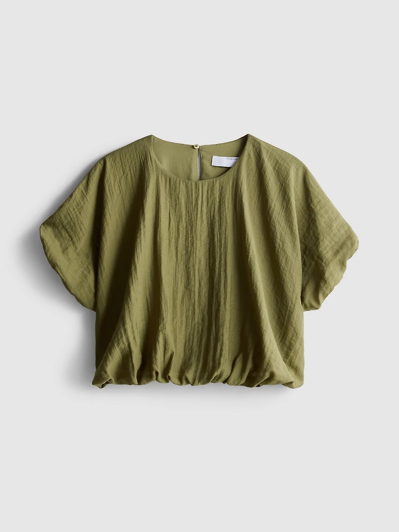 Bubble Hem Top