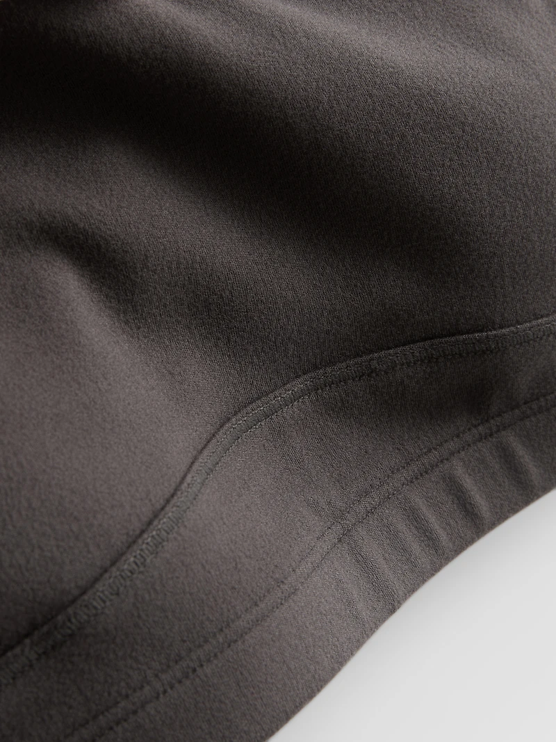 Contrast Trim Cross-Back Active Crop Top