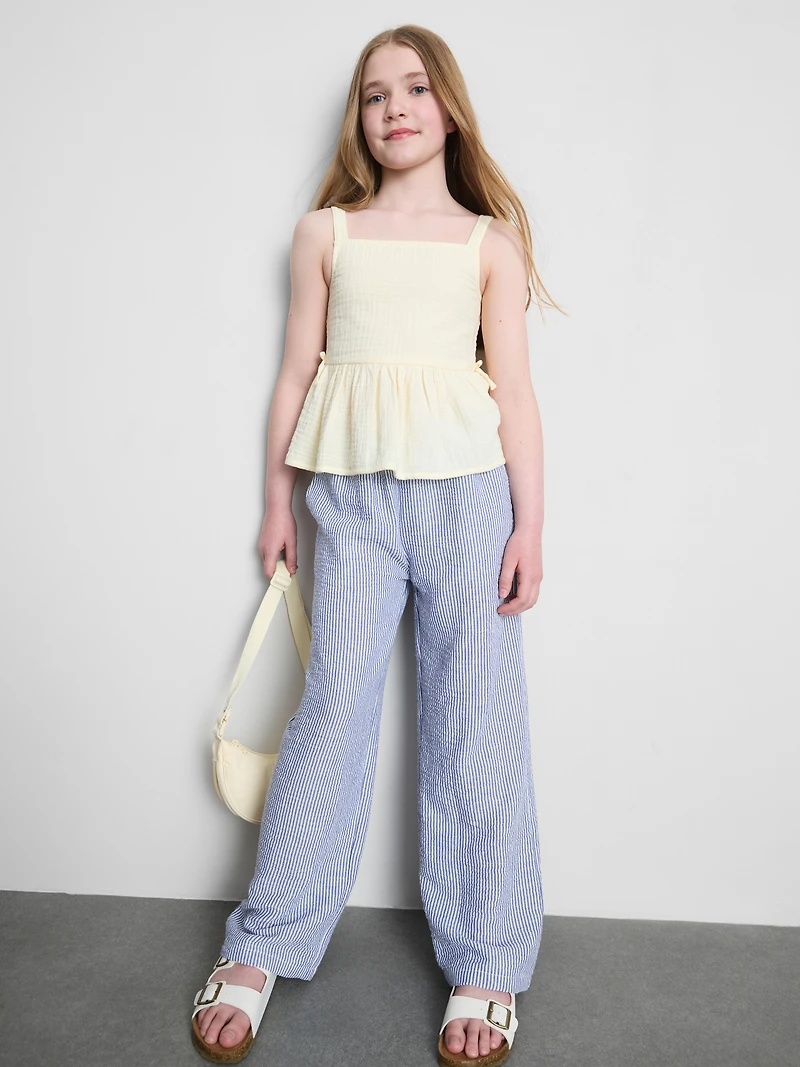 7-15yrs | Pure Cotton Stripe Pants