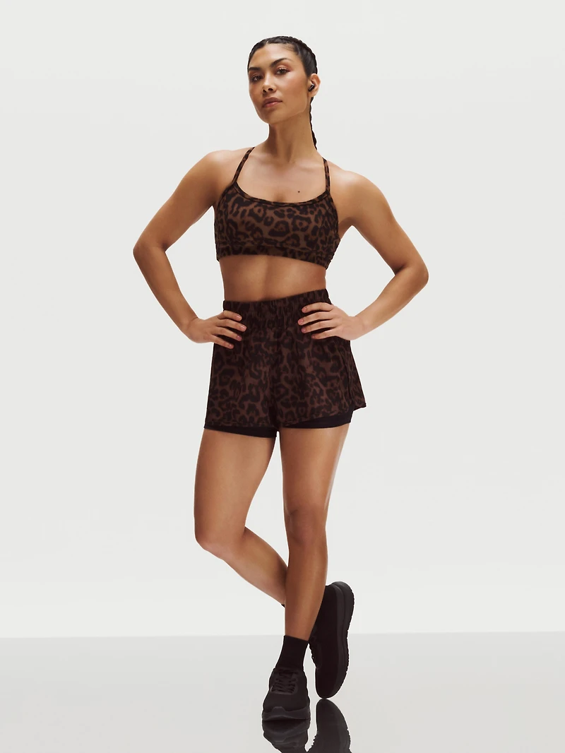 Leopard Racerback Active Crop Top