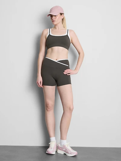 Double-Layered Active Crop Top