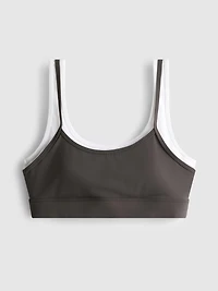 Double-Layered Active Crop Top