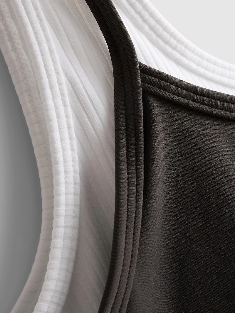 Double-Layered Active Crop Top