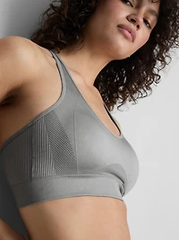 Seamless High-Shine Active Crop Top