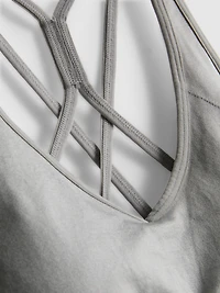 Seamless High-Shine Active Crop Top