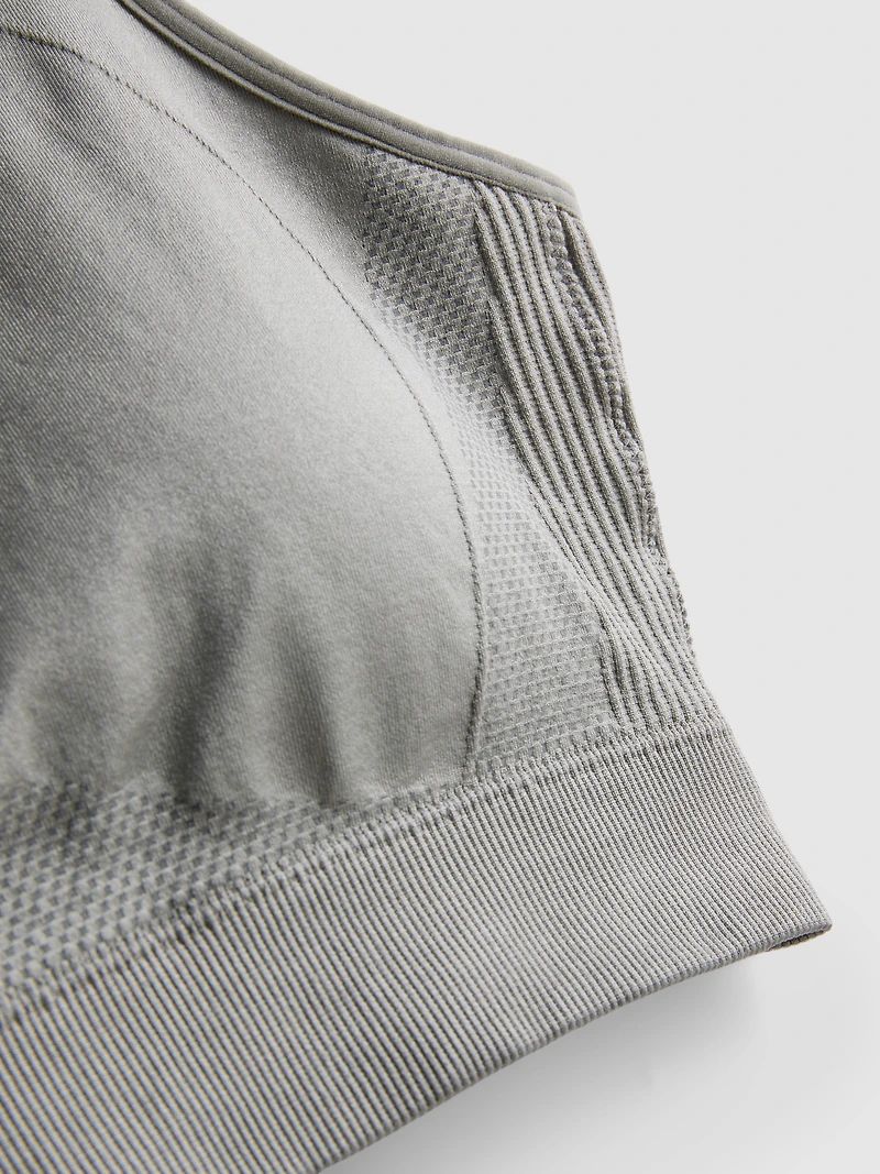 Seamless High-Shine Active Crop Top