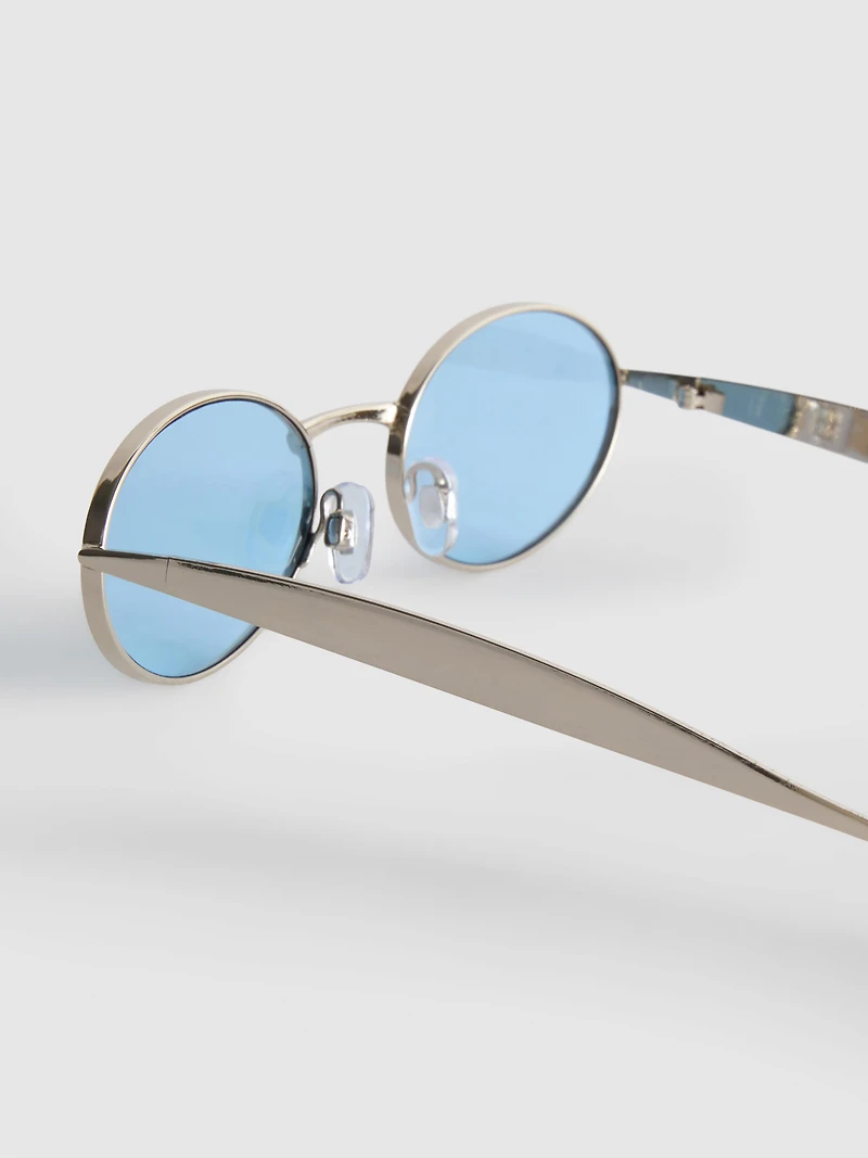Oval Metal Sunglasses