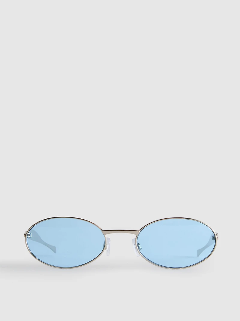 Oval Metal Sunglasses