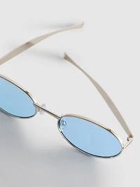 Oval Metal Sunglasses