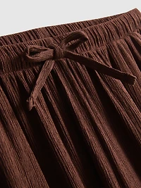Crinkle Wide Leg Pants