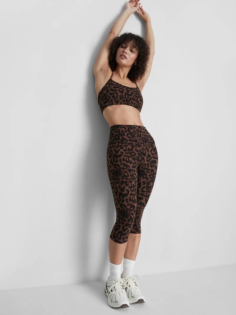Leopard Active Capri Leggings